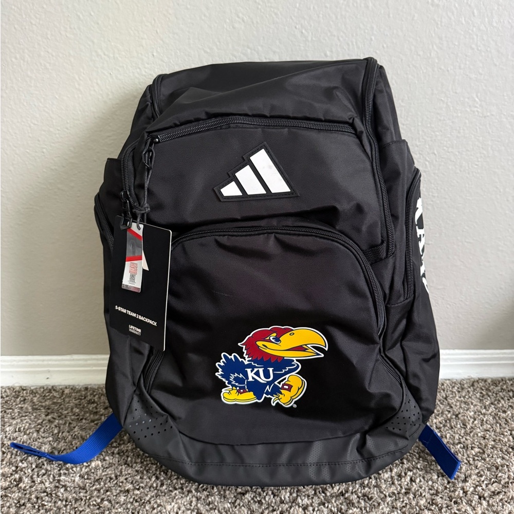 Kansas Jayhawks Adidas Backpack